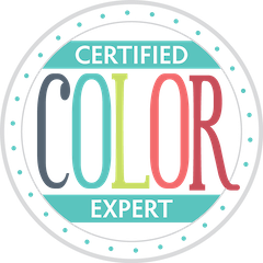 Certified color expert badge